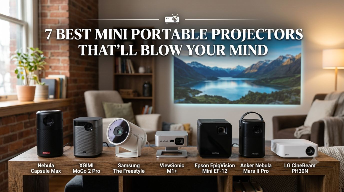 7 Best Mini Portable Projectors That'll Blow Your Mind